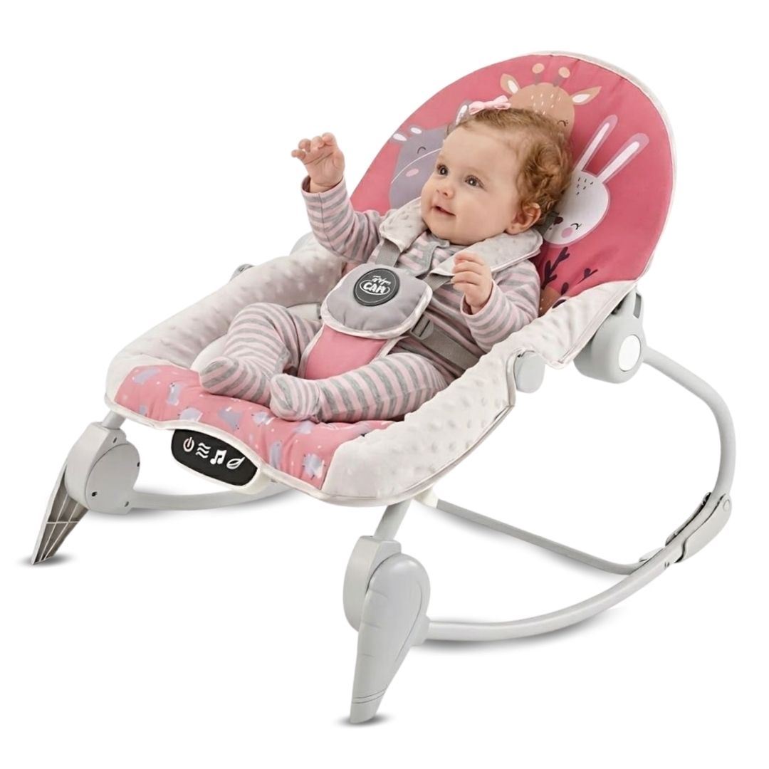 Silla Mecedora «NARAN» con Juguetes Didácticos Light Pink
